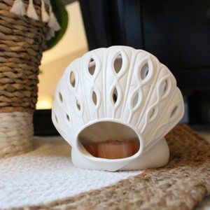 Beach Clamshell Candle Holder